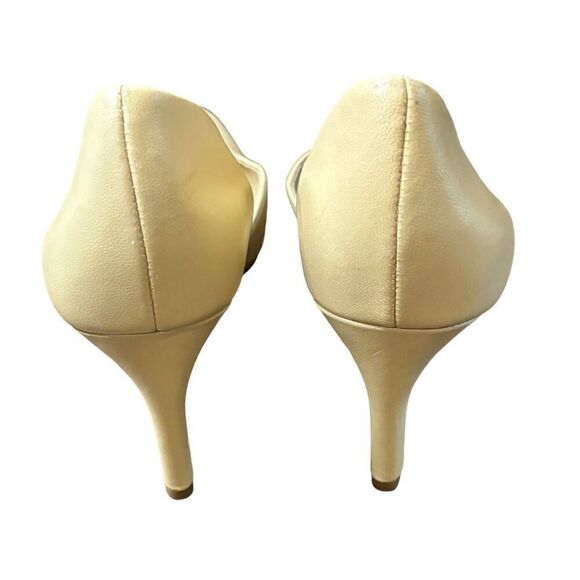 VINCE Tiana Square Toe Leather Pumps in Cappuccino NWOB Size 11 - Picture 5 of 8